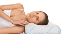 Подушка SOLA с эффектом памяти под голову (для сна на боку и на спине)