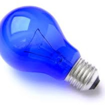 Синяя вольфрамовая сменная лампа для рефлектора ,60 Вт