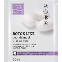 Шелковая пептидная маска от морщин с комплексом Cova b Trox «Ботокс Лайк», Beauty Style